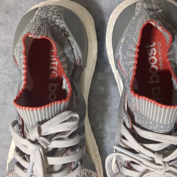 Adidas Ultraboost X Running grey/red women's Shoes size 6 - Picture 7 of 9
